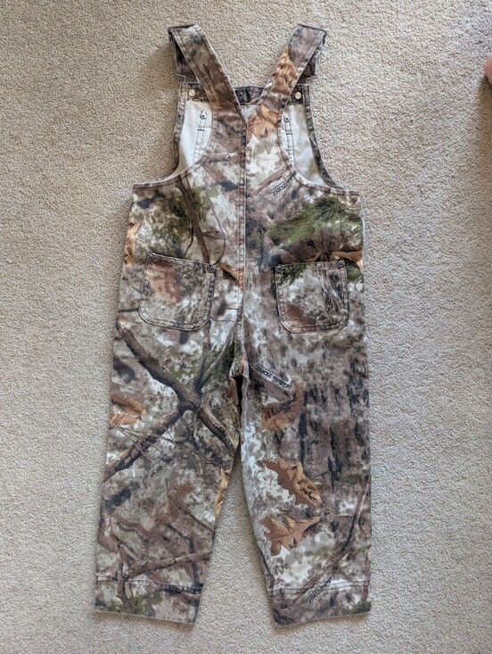 Cabela’s kids 4T Camo Overalls Bibs Hunting - Picture 7 of 9